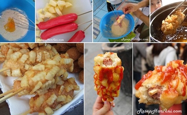 Resepi Tokkebi Hotdog Khas Korea - Daily Makan