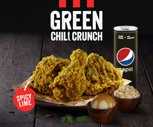 KFC Green Chili Crunch - Daily Makan