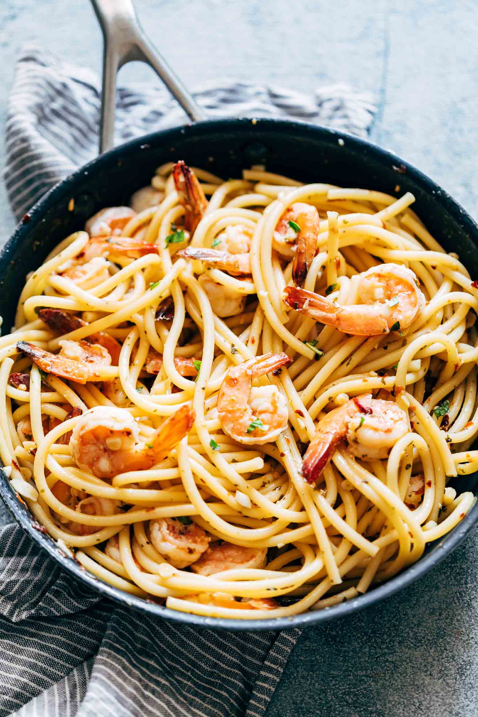 Spaghetti Aglio Olio Seafood - Daily Makan
