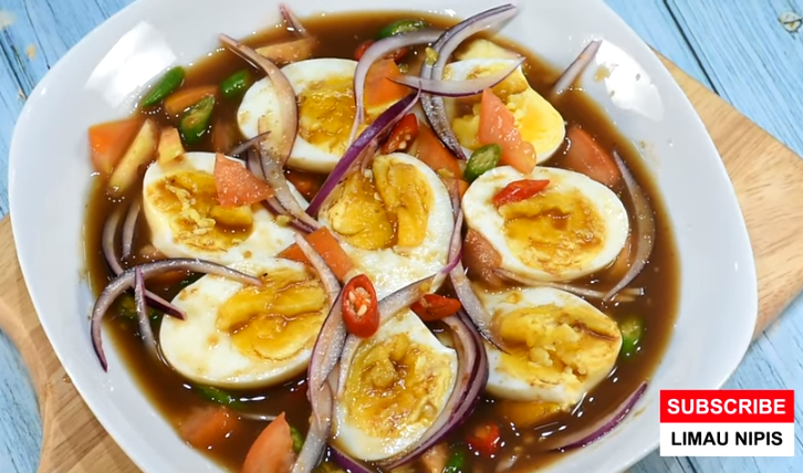 Resepi Telur Rebus Air Asam Viral - Daily Makan