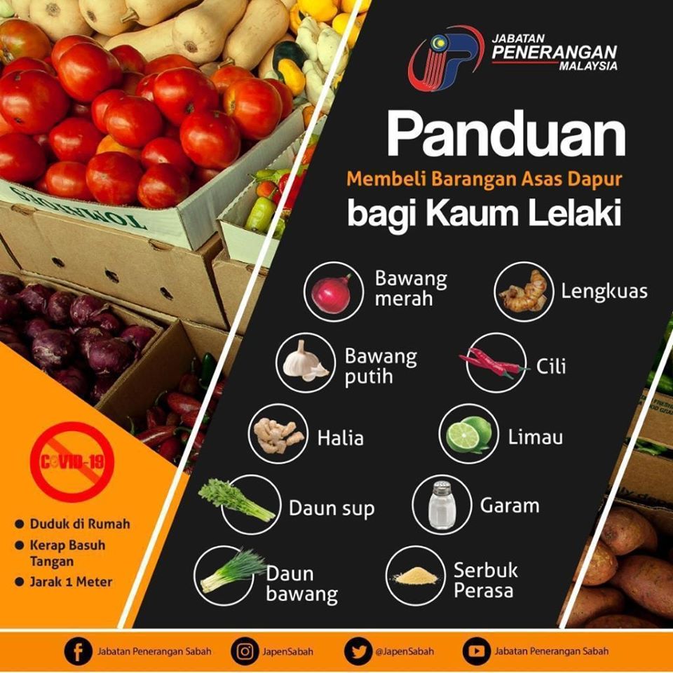 Tips beli barangan dapur