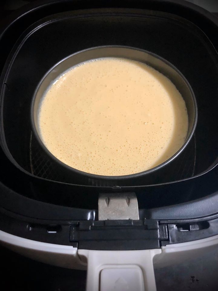 Guna Air Fryer Buat Burnt Cheesecake Dalam 25 Mini Siap 