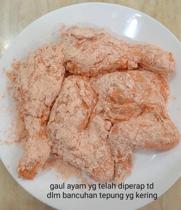 Resipi Ayam Goreng Spicy Ala Mcd Hanya Guna 5 Bahan Mudah Sangat Ilhamresipi