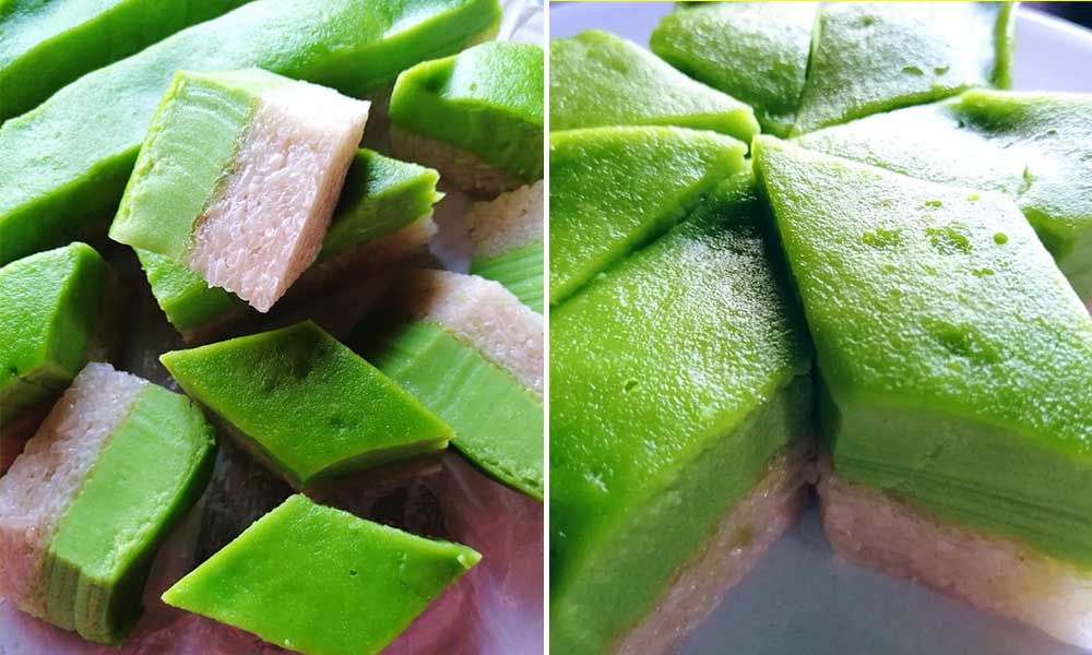 Cara Orang Lama Buat Kuih Seri Muka, Ikut Step By Step 