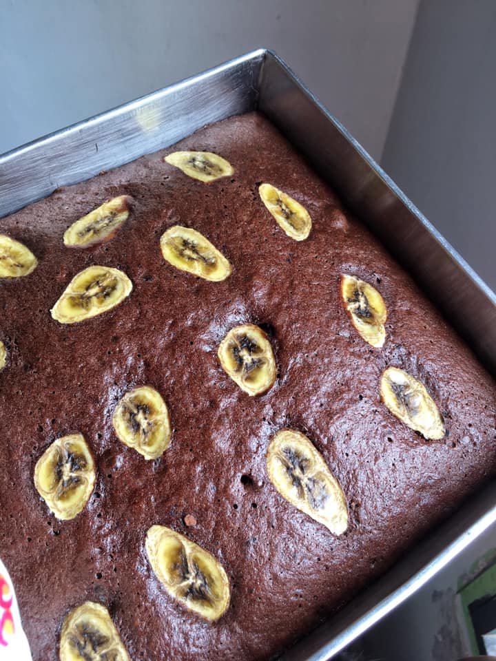 Cara Buat Kek Coklat Pisang Moist Mudah, Resepi Tak Perlu 