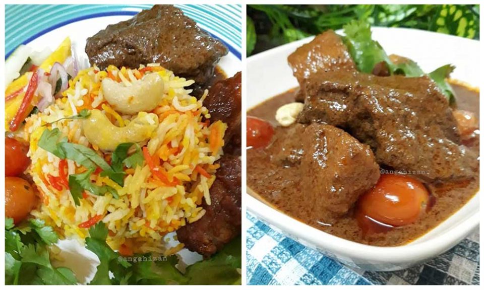 Cara Simple Buat Nasi Minyak Dan Daging Beriani, Memang