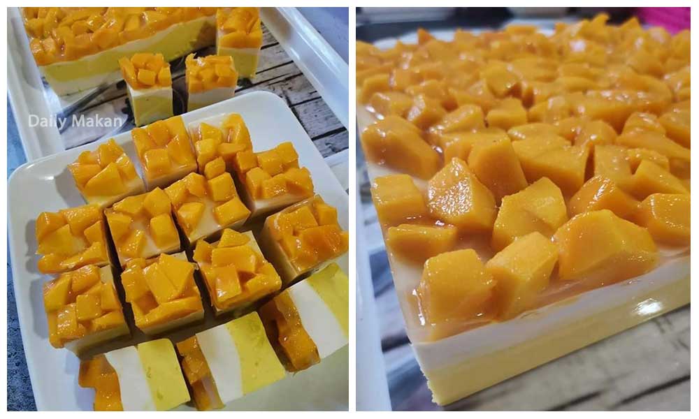 Resepi Puding Mangga Susu Yang Sedap Dan Menyelerakan 