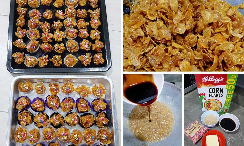 Resepi Cornflakes Madu