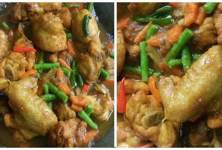 Cara Masak Kangkung Goreng Belacan Rencah Sotong, Sedap Di Makan Panas