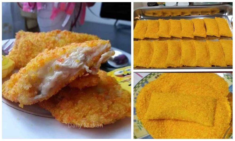 Resepi Memukau Chicken Cheese Crispy, Makan Satu Pasti Tak 