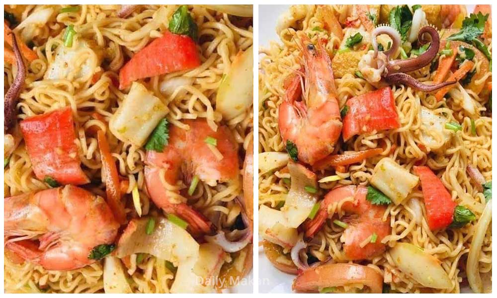 Resepi Kerabu Maggi Thai Masam-Masam Pedas Yang Menyelerakan - Daily Makan