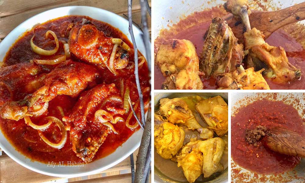 ayam masak merah ala bekwoh