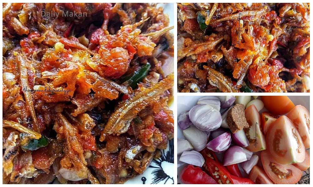 resepi sambal tomato ikan bilis garing