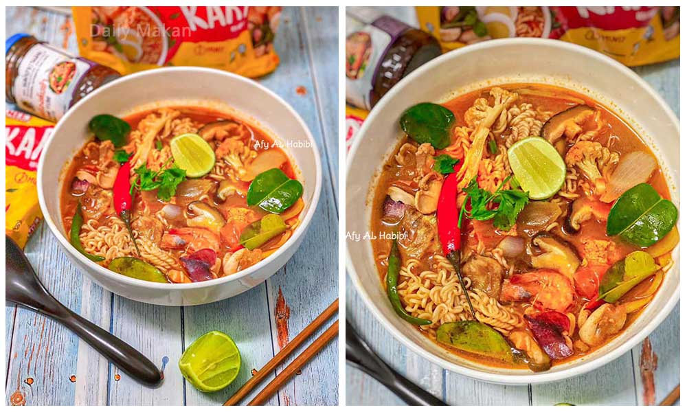 resepi maggi kari tomyam