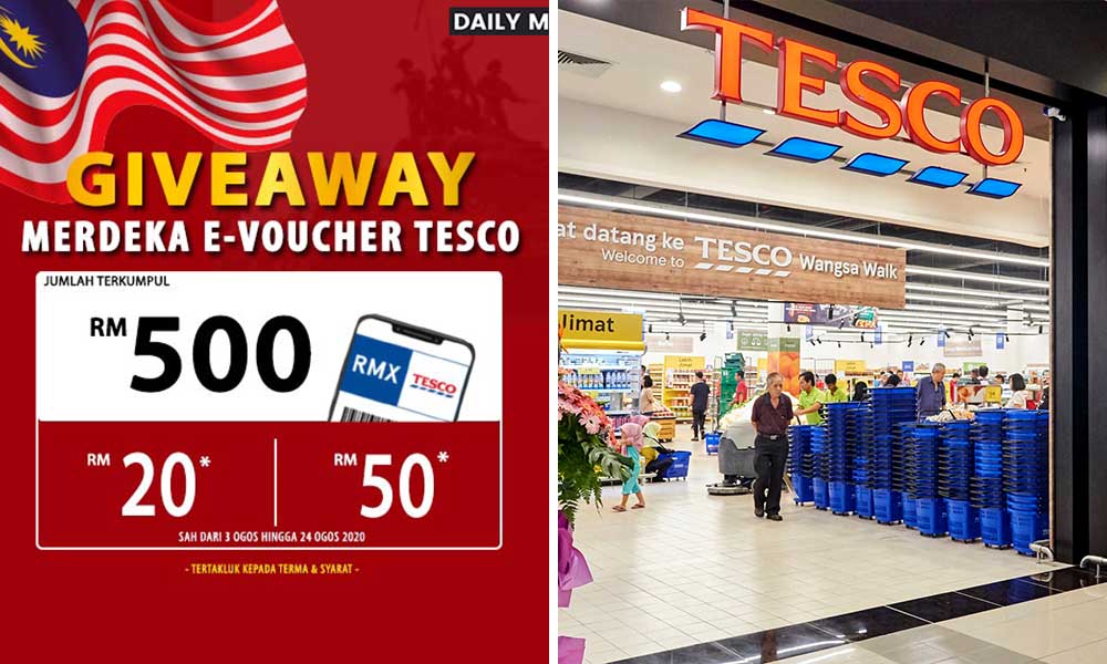 E-Voucher TESCO percuma