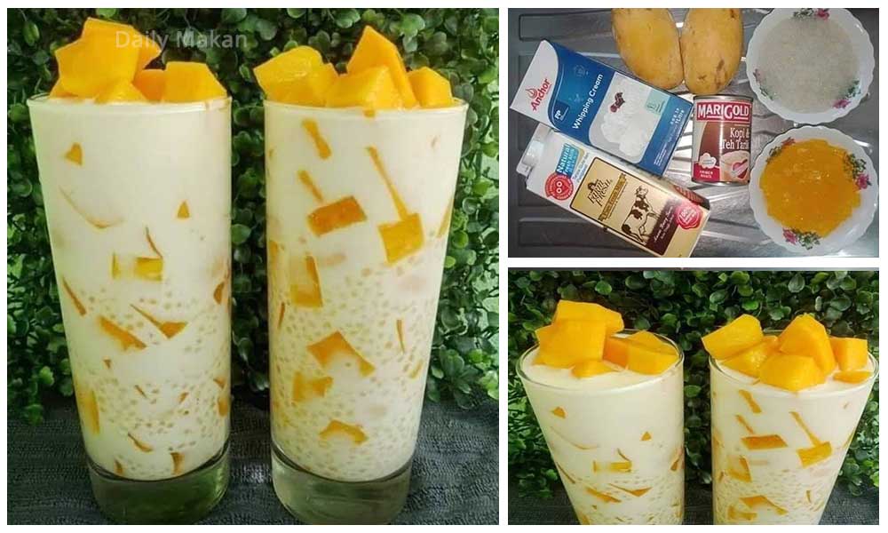 resepi dessert air mango