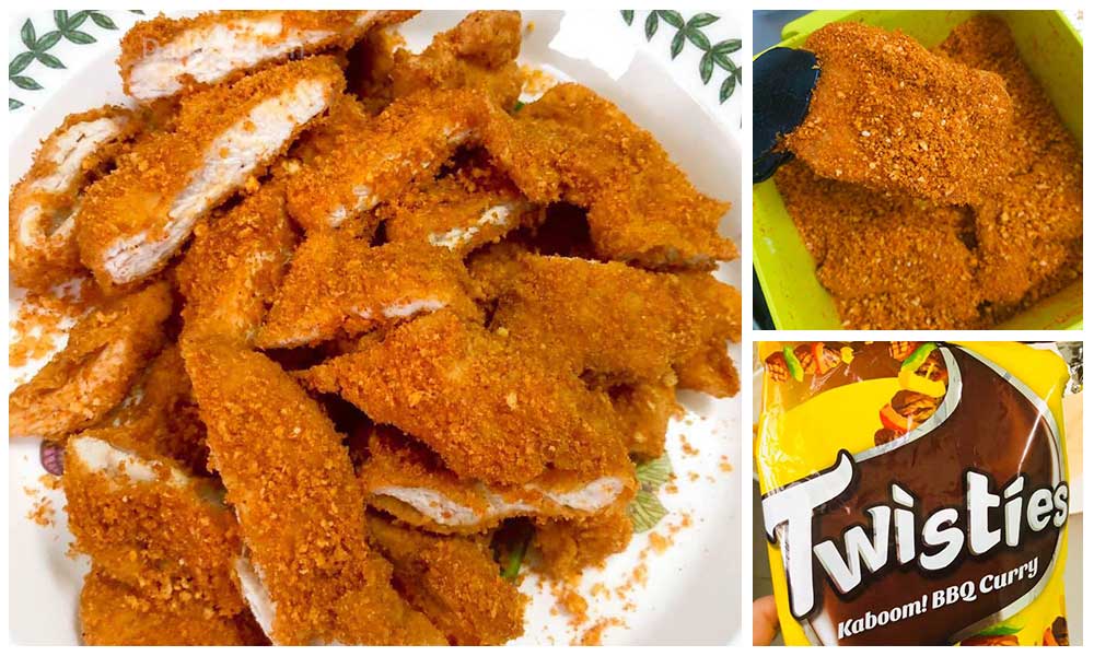 ayam gunting twisties