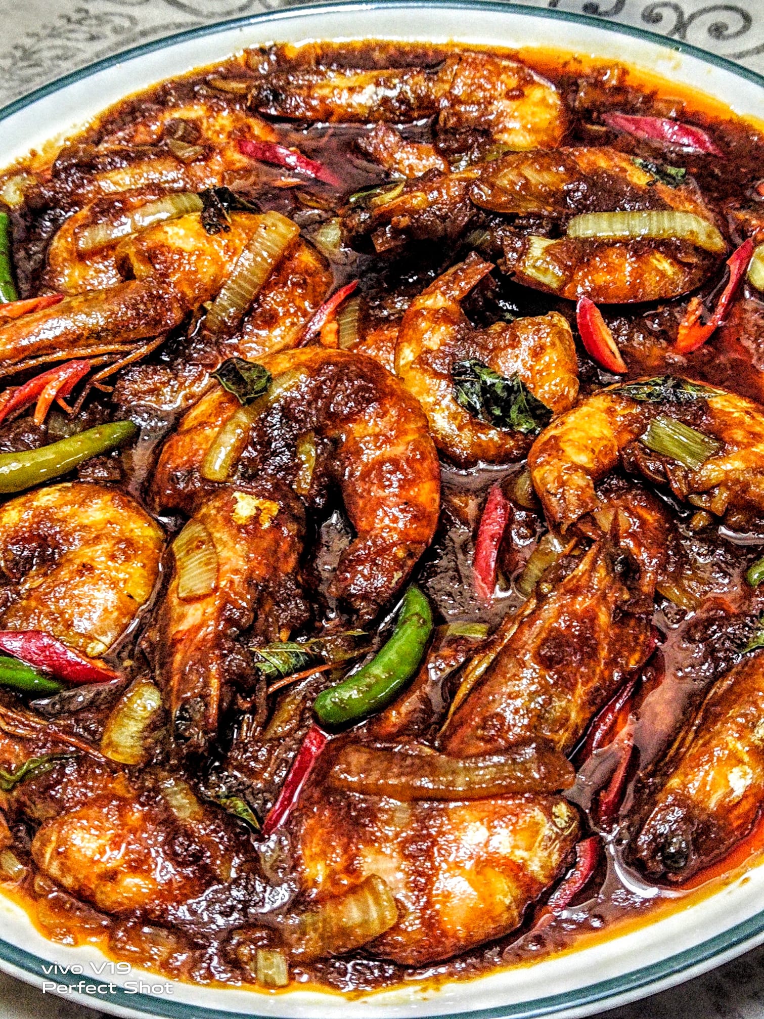 udang masak daun kari