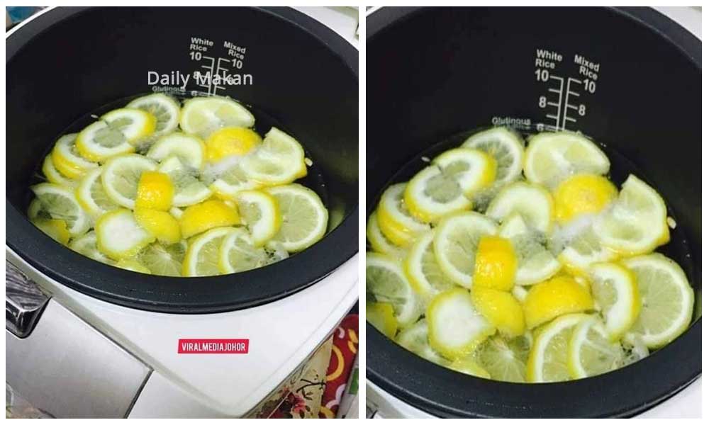 resepi air rebusan lemon untuk cantik