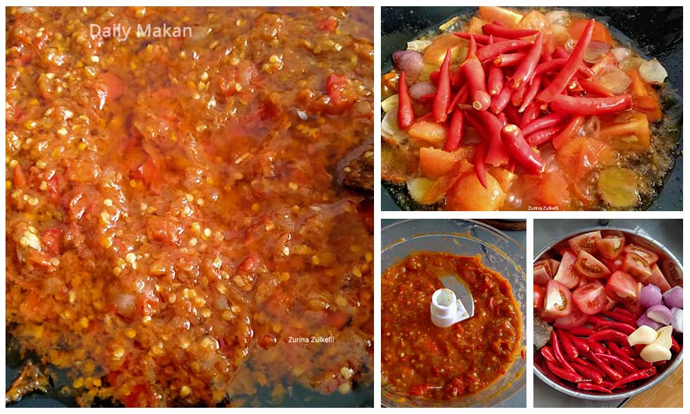 cara buat sambal penyet