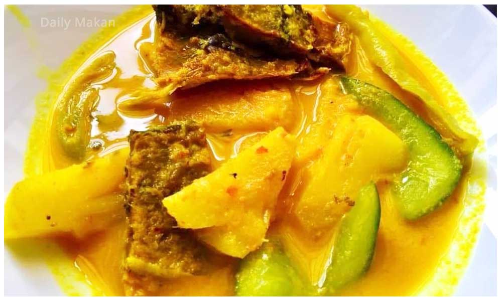 Resepi gulai ikan kering nenas