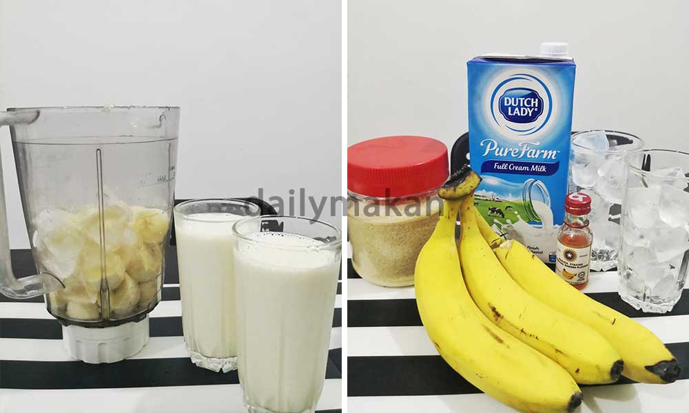 susu pisang viral