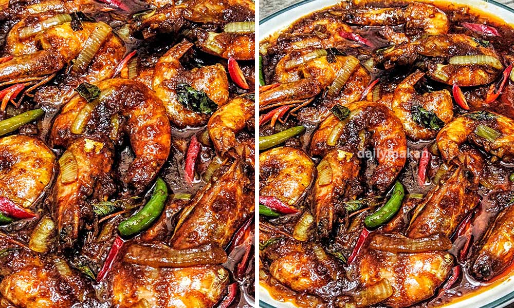 udang masak daun kari