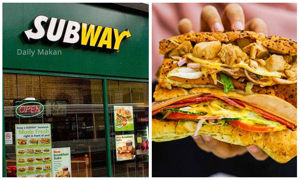 tips order sandwich subway supaya sedap