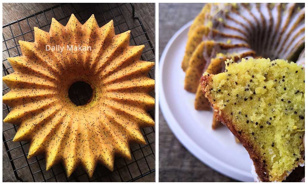 Resepi Lemon Poppy Seed Cake