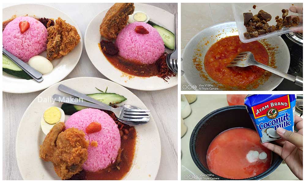 resepi nasi lemak strawberi