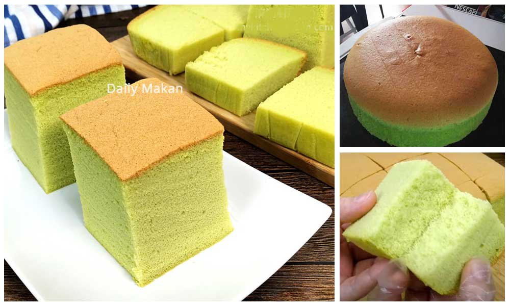 resepi pandan cheesecake