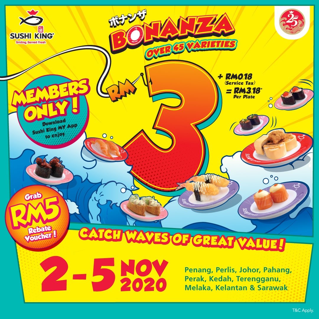 Sushi King Bonanza Kembali 