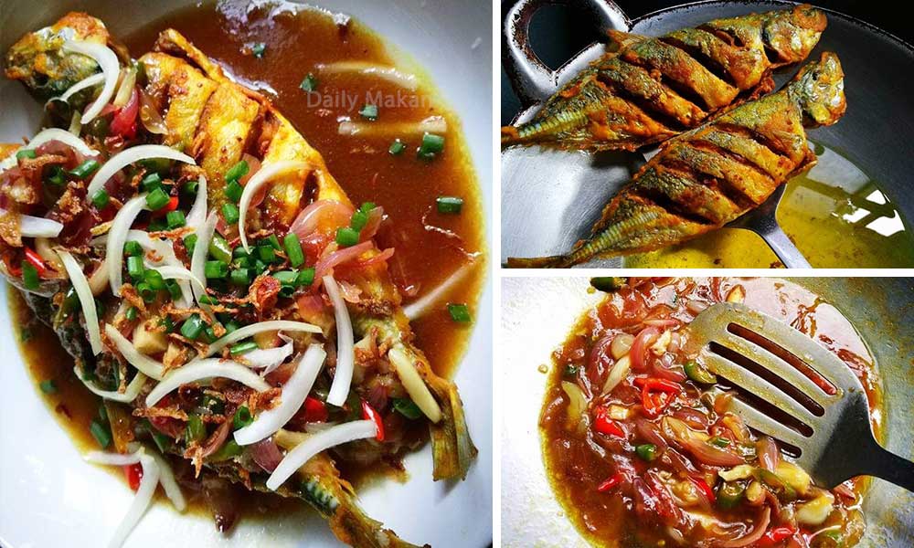 ikan goreng masak asam