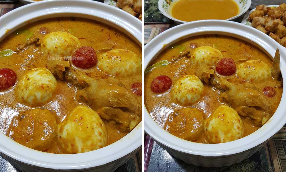 Kari Ayam Campur Telur