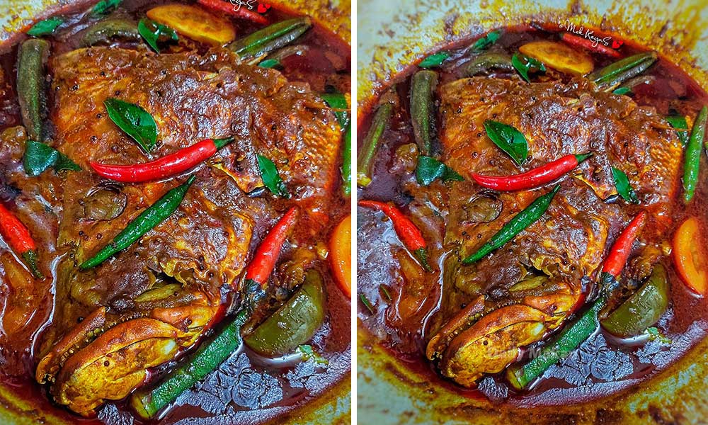 Kari Kepala Ikan Tanpa Guna Santan