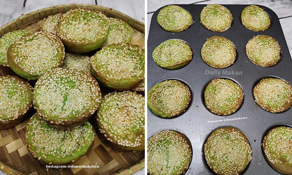 resepi kuih bingka pandan