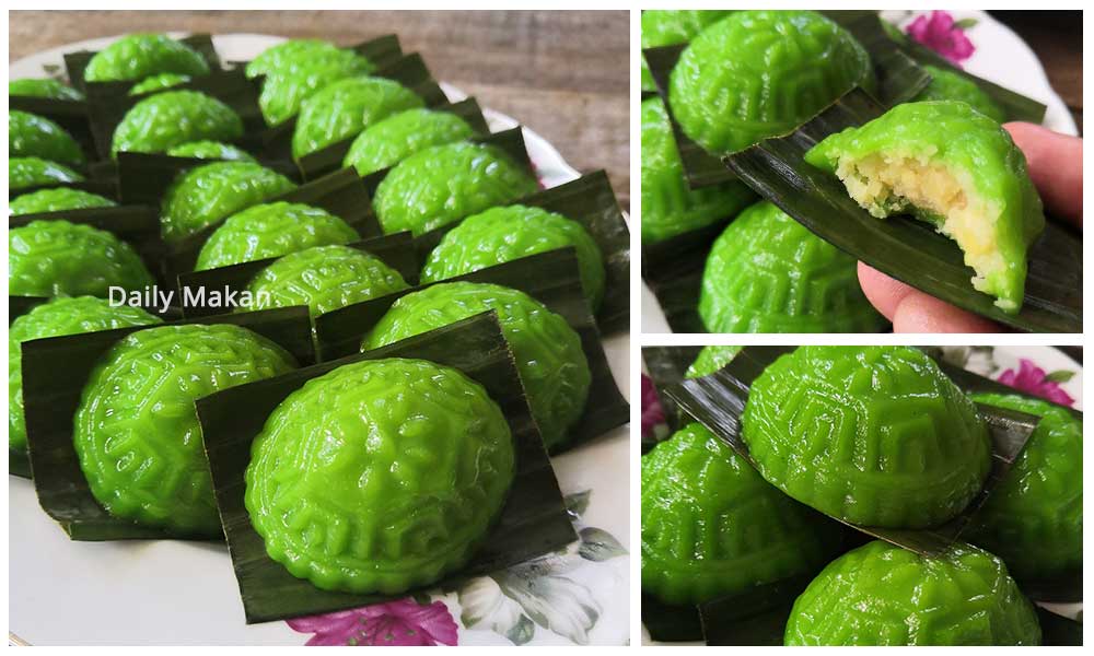 resepi kuih angkoo pandan