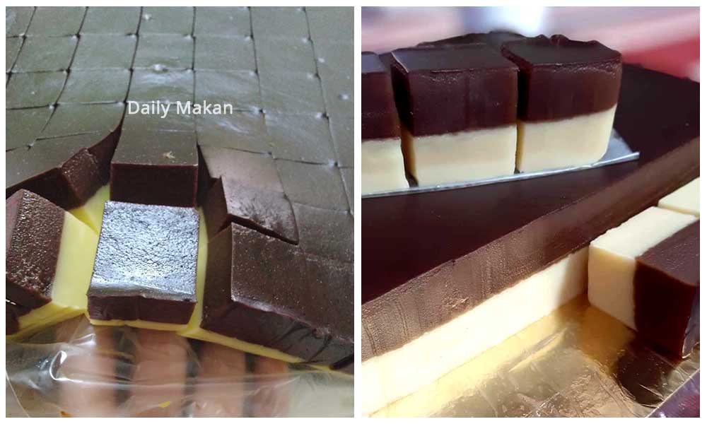 resepi kuih talam coklat