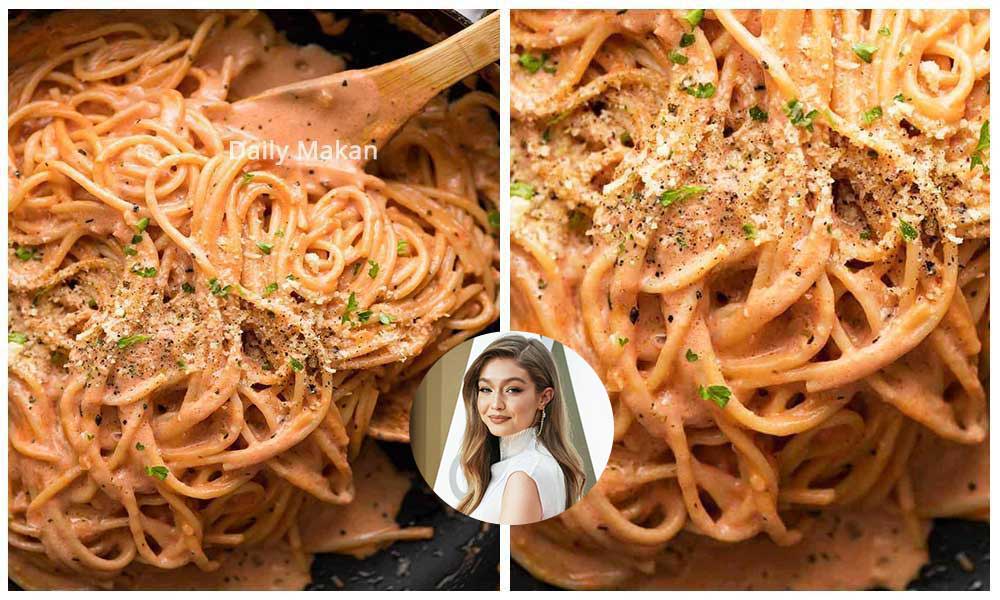 resepi pasta gigi hadid