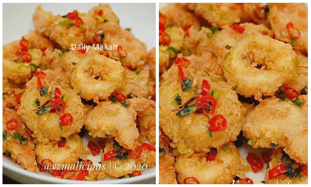 resepi sotong goreng tepung kayangan