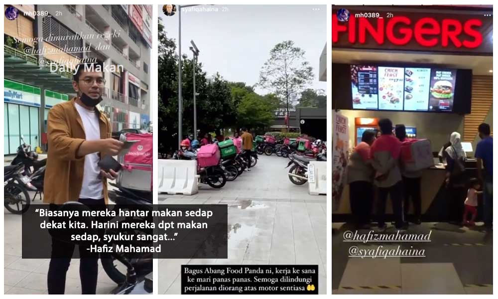 Hafiz Mahamad hulurkan duit buat FoodPanda