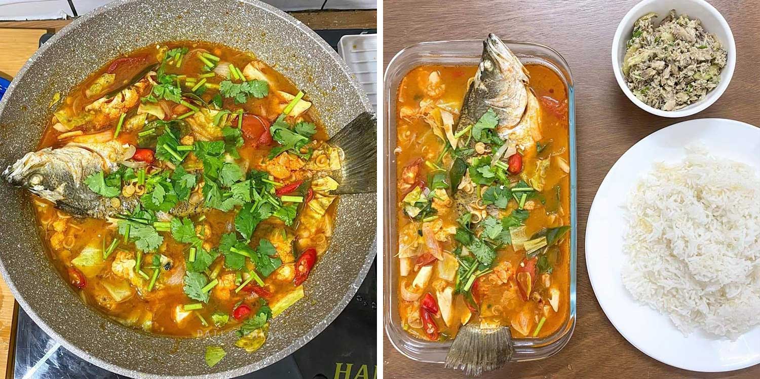 Ikan Siakap Masak Tomyam