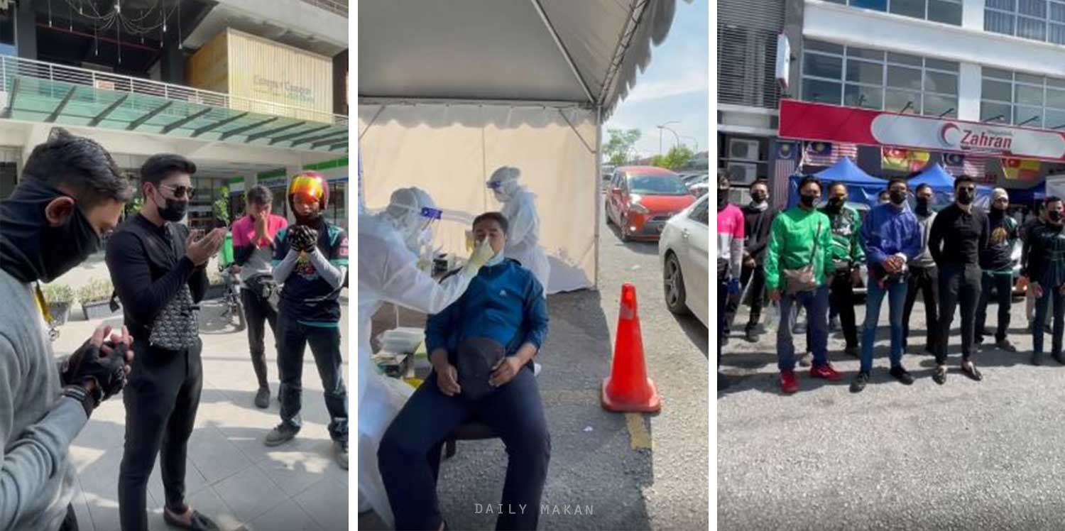 Penghantar Makanan Buat Swab Test