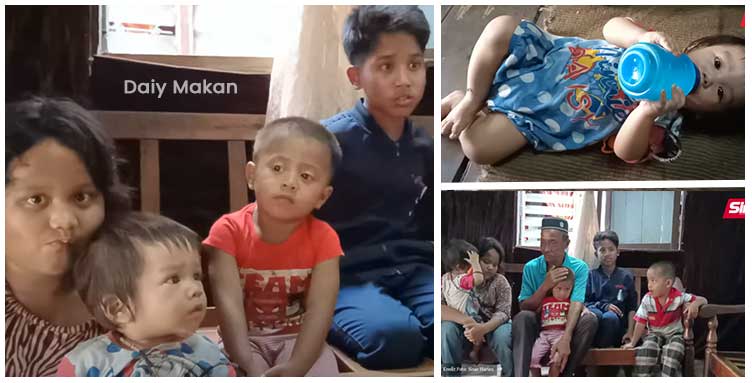 adik kecil ini hanya minum susu pekat manis