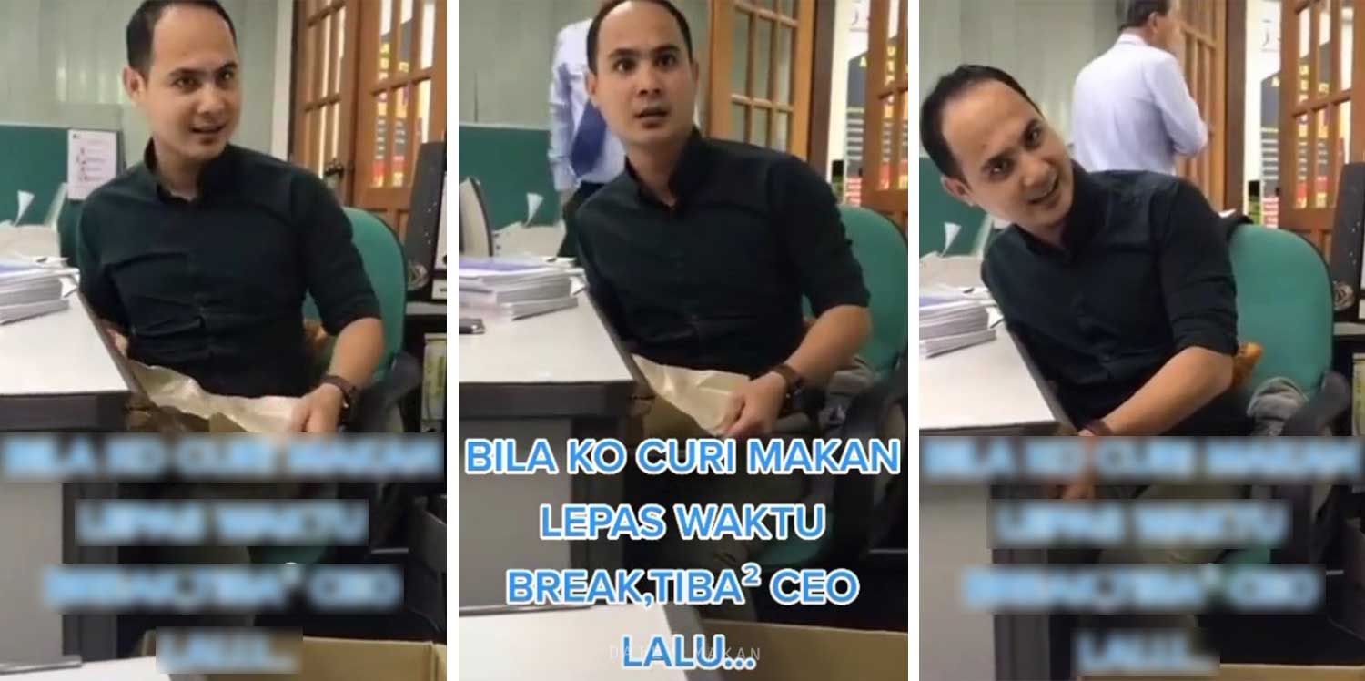 lelaki curi-curi makan