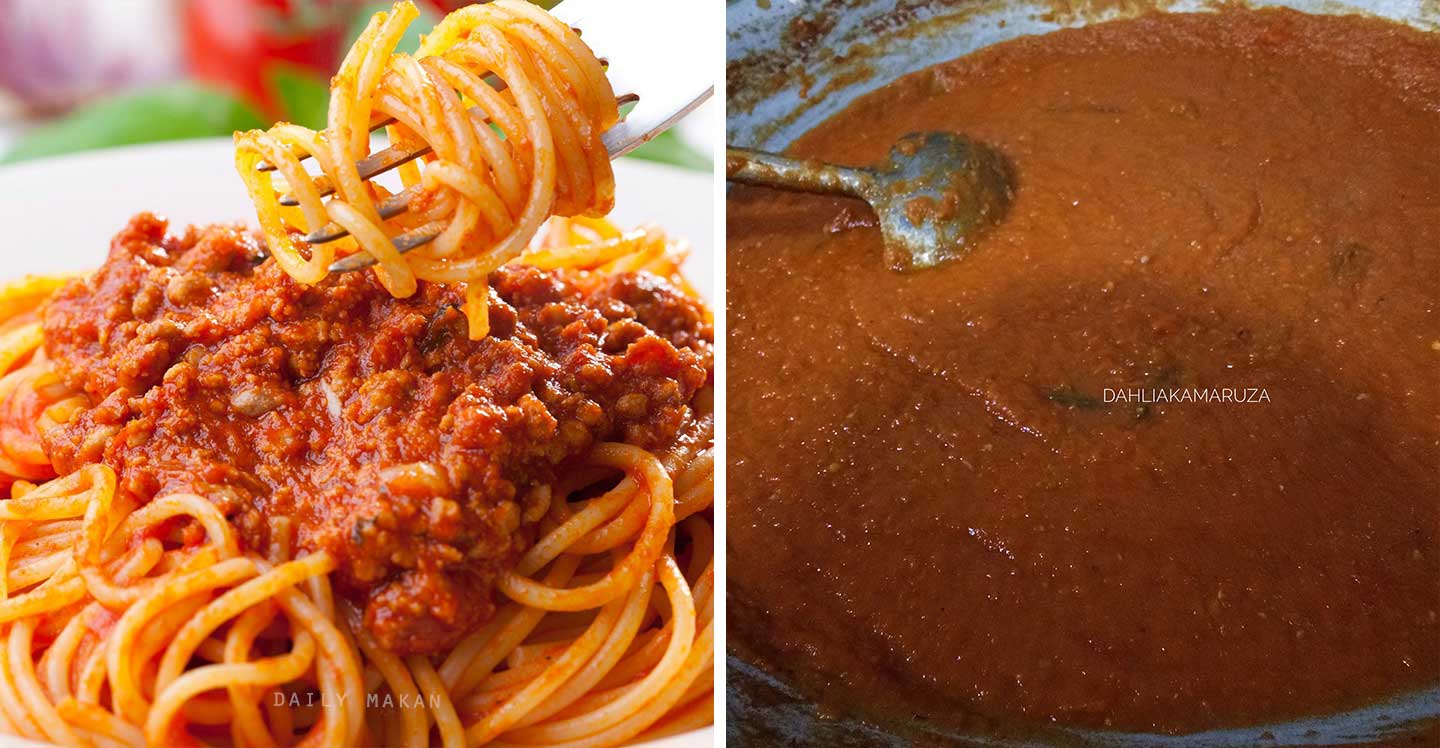 Sos Spaghetti Homemade