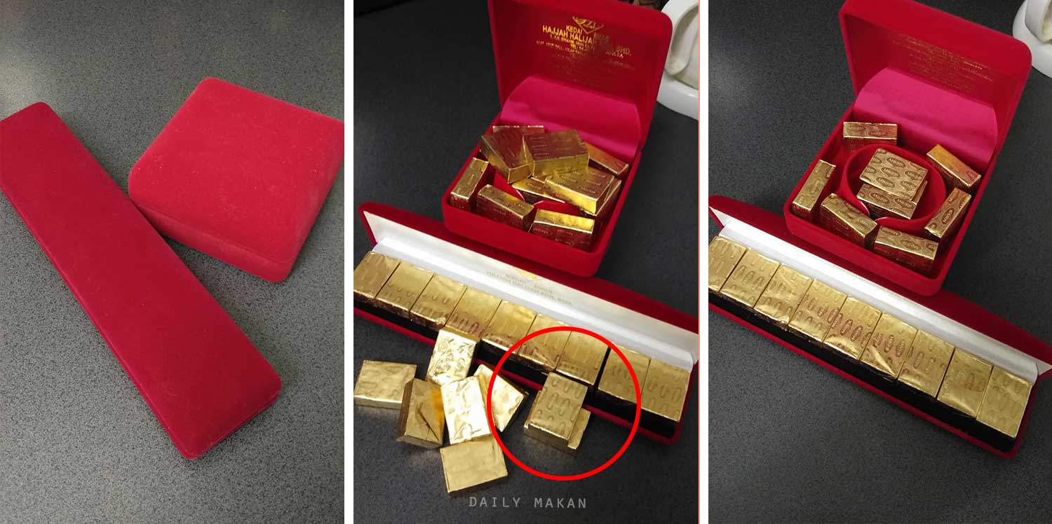 suami hadiahkan gold bar