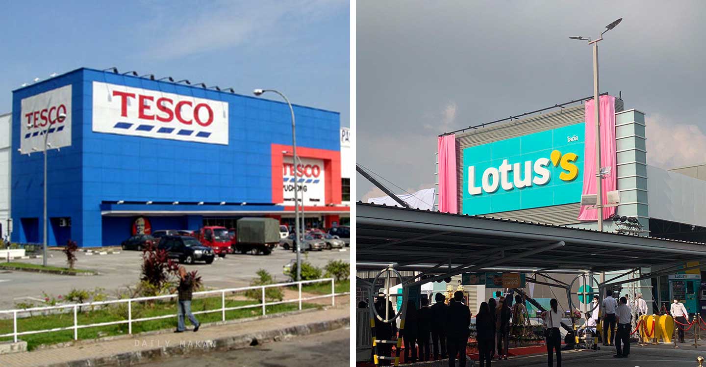 tesco tukar nama