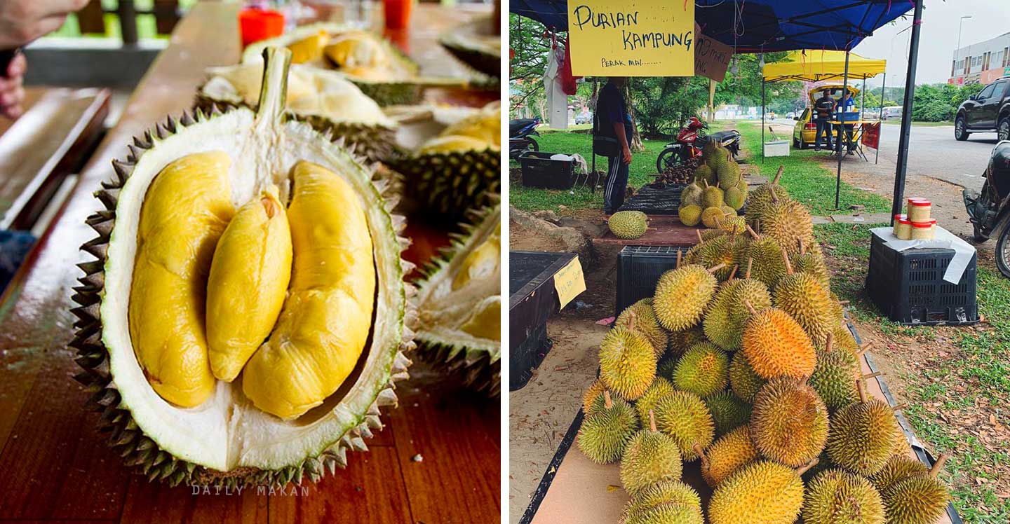 Warga Asing Jual Durian