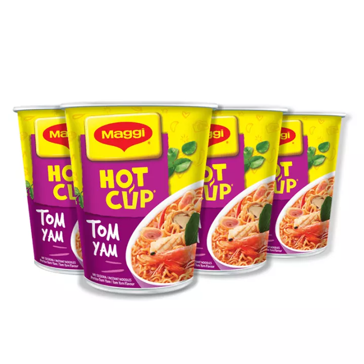 Maggi Hot Cup Tom Yam (61g x 6)